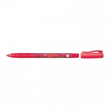CX7 Ball Pen, 0.7 mm Roller Point Tip, Red